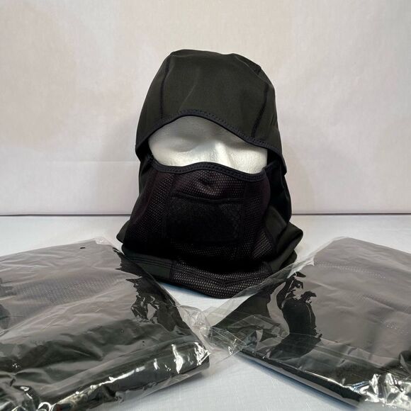 BALACLAVA SKI MASK BLACK HOOD COLD WEATHER WINTER FACE MASK WITH SUN PROTECTION - Picture 3 of 6